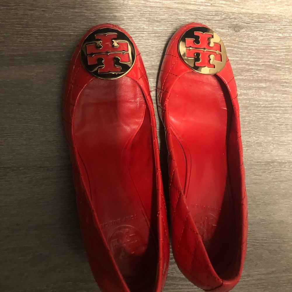 Tory Burch wedge pumps for sale - size 9.5